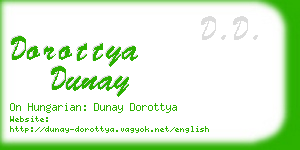 dorottya dunay business card